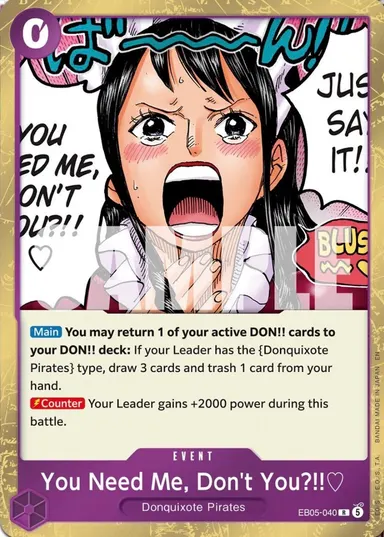 You Need Me, Don't You?!!♡ · EB05-040