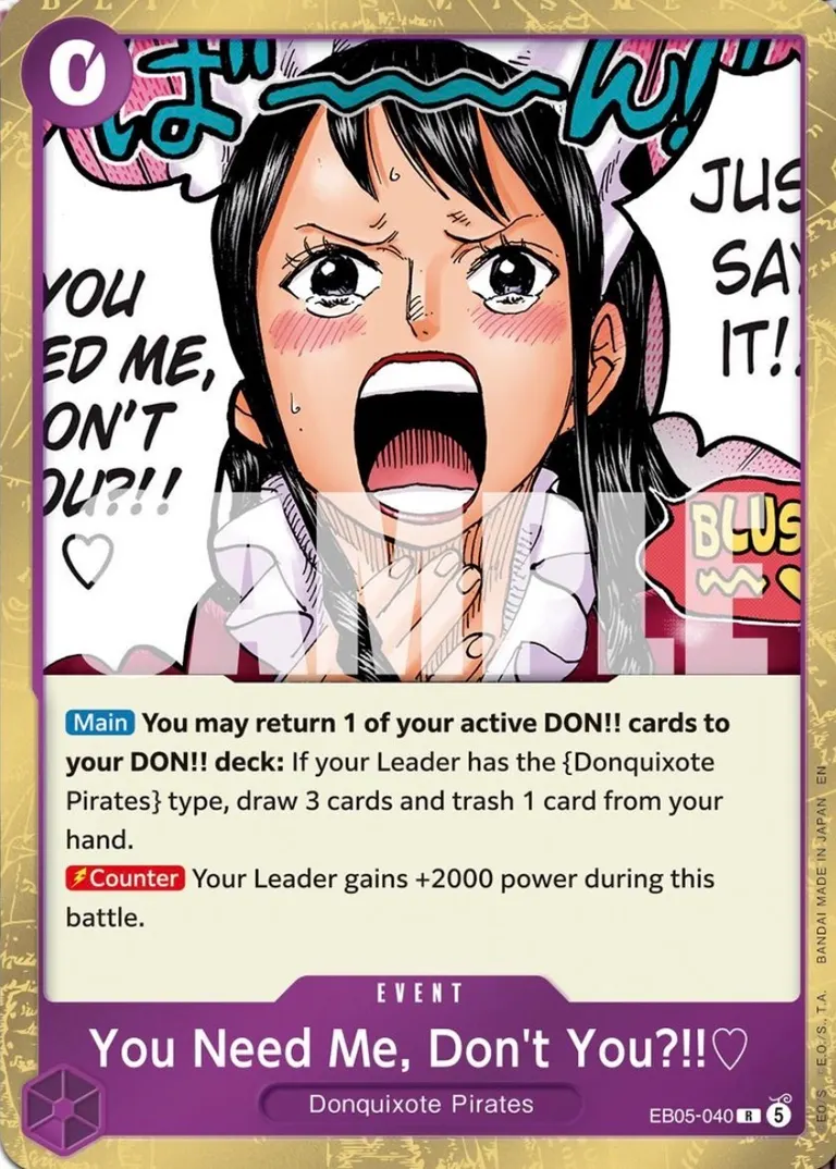 You Need Me, Don't You?!!♡ · EB05-040
