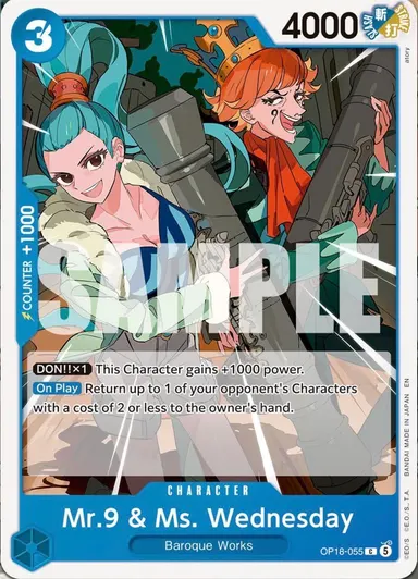 Mr.9 & Ms. Wednesday · OP18-055