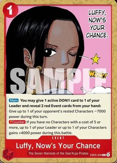 Luffy, Now's Your Chance · EB05-008