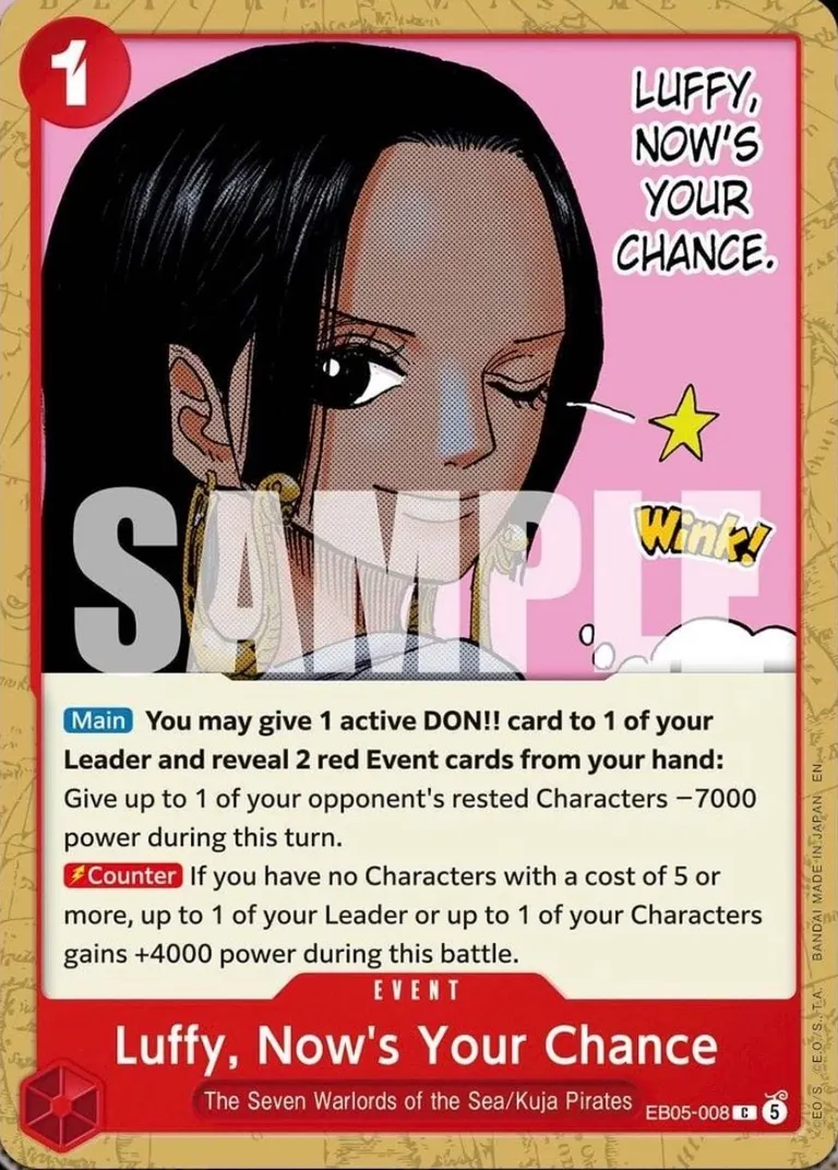 Luffy, Now's Your Chance · EB05-008