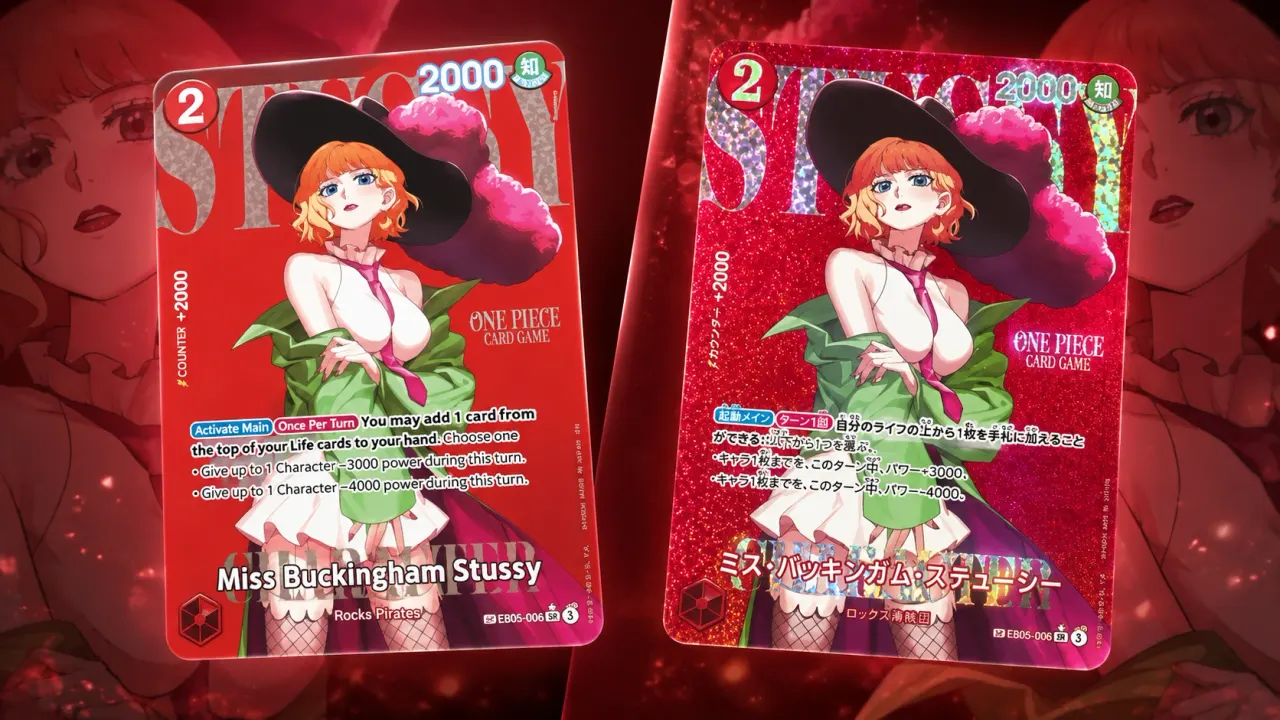 One Piece TCG: comparação entre SPs de EB05 levanta preocupação com versão em inglês. Veja vídeo!
