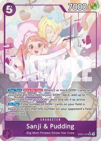Sanji & Pudding (Alternate Art) · EB02-035