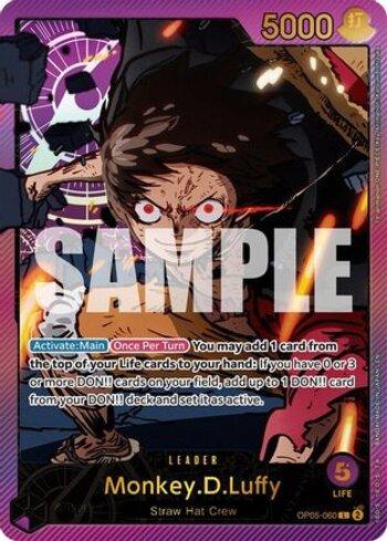 Monkey.D.Luffy (SPR) · OP05-060