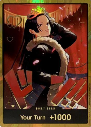 DON!! Card (Boa Hancock) (Gold) · DON-001-G