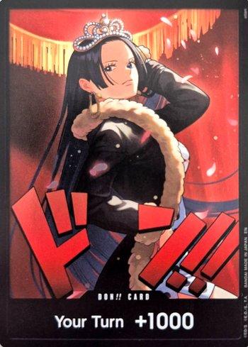 DON!! Card (Boa Hancock) · DON-001