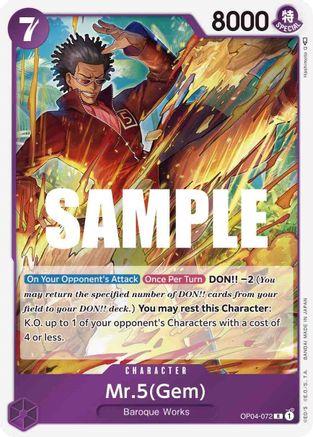 Mr.5(Gem) · OP04-072