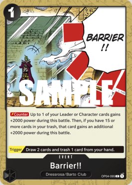 Barrier!! · OP04-095