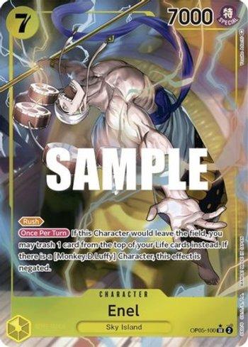 Enel (100) (Alternate Art) · OP05-100
