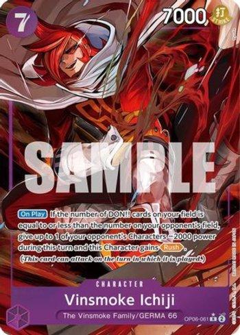 Vinsmoke Ichiji (061) (Alternate Art) · OP06-061