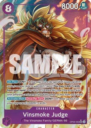 Vinsmoke Judge (Alternate Art) · OP06-062