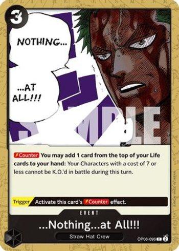 ...Nothing...at All!!! · OP06-096