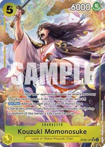 Kouzuki Momonosuke (Alternate Art) · OP06-107