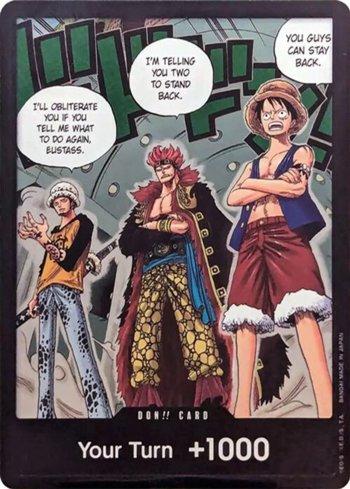 DON!! Card (Trafalgar Law, Eustass Kid and Monkey.D.Luffy) (Double Pack Set Vol. 4) · DON-003-DP