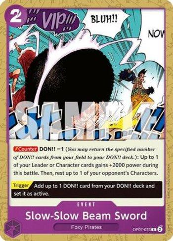Slow-Slow Beam Sword · OP07-076