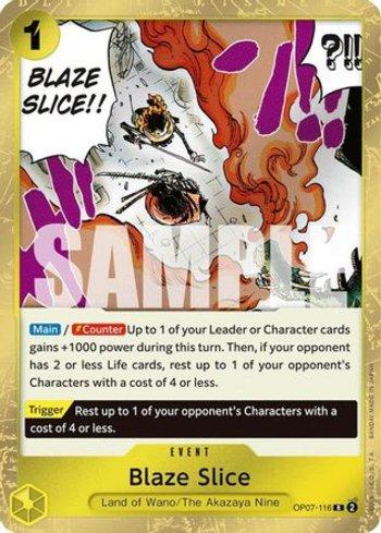Blaze Slice · OP07-116