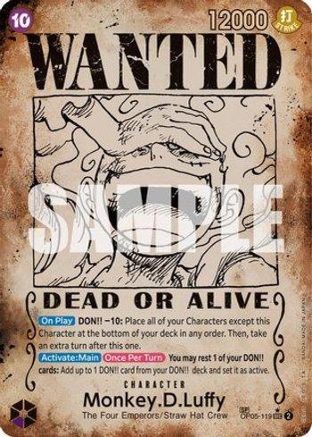 Monkey.D.Luffy (Wanted Poster) · OP05-119