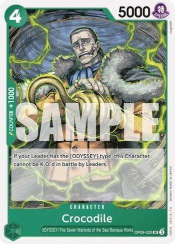 Crocodile (025) · OP09-025