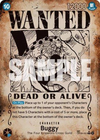 Buggy (051) (Wanted Poster) · OP09-051