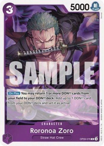 Roronoa Zoro (076) · OP09-076