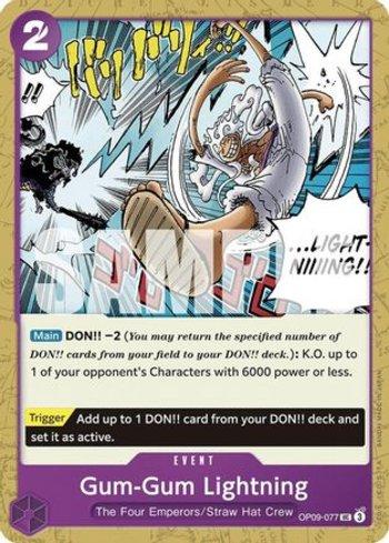 Gum-Gum Lightning · OP09-077