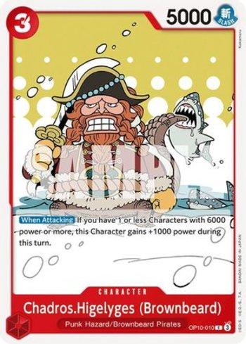Chadros.Higelyges (Brownbeard) · OP10-010