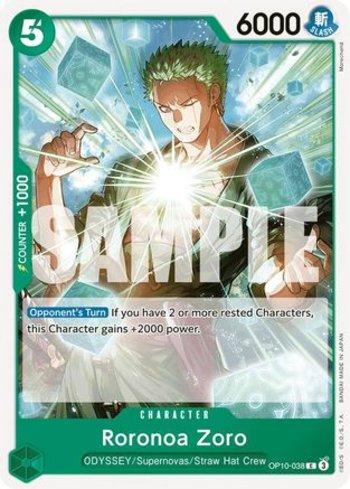 Roronoa Zoro (038) · OP10-038