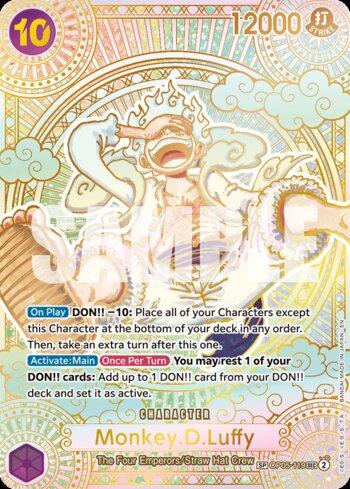 Monkey.D.Luffy (119) (SP) (Gold) · OP05-119