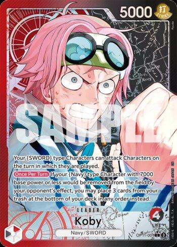 Koby (001) (Alternate Art) · OP11-001