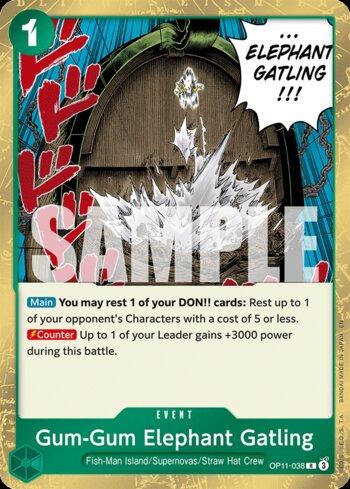 Gum-Gum Elephant Gatling · OP11-038
