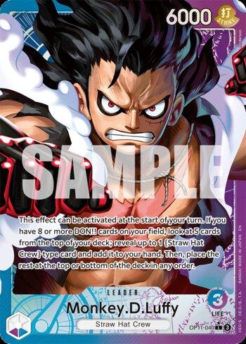 Monkey.D.Luffy (040) (Alternate Art) · OP11-040