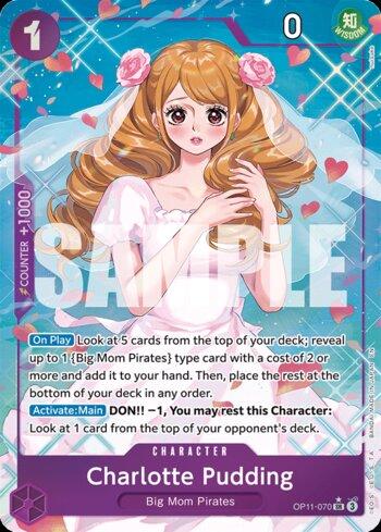 Charlotte Pudding (Alternate Art) · OP11-070
