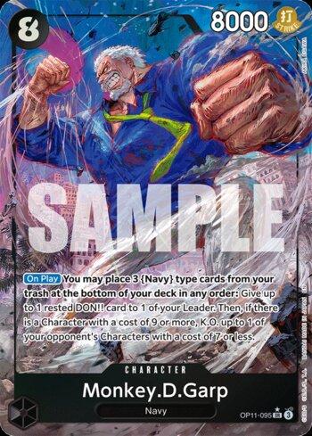 Monkey.D.Garp (Alternate Art) · OP11-095