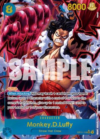 Monkey.D.Luffy (118) (Alternate Art) · OP11-118