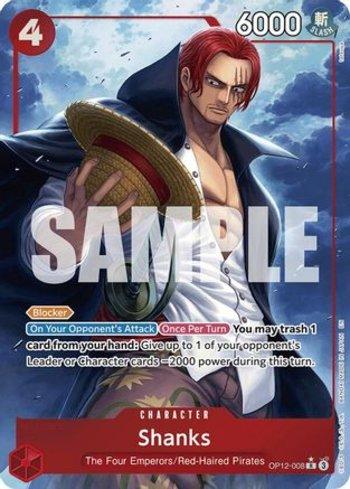 Shanks (008) (Alternate Art) · OP12-008
