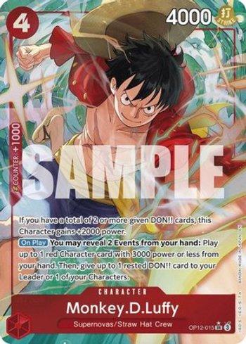 Monkey.D.Luffy (Alternate Art) · OP12-015