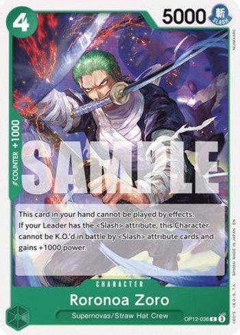 Roronoa Zoro (036) · OP12-036