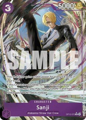 Sanji (070) (Alternate Art) · OP12-070