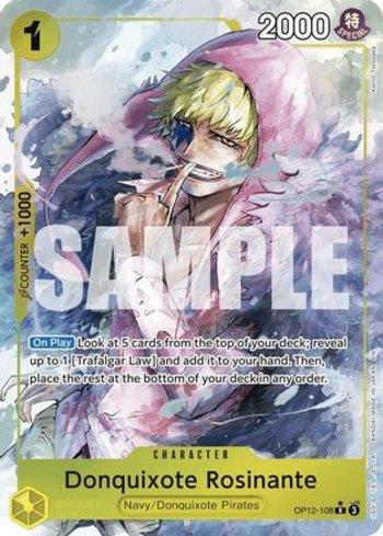 Donquixote Rosinante (108) (Alternate Art) · OP12-108
