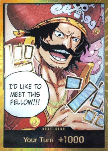 DON!! Card (Gol.D.Roger) (Gold) · DON-001-G