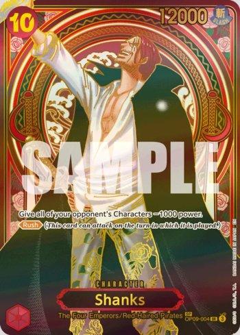 Shanks (SP) (Gold) · OP09-004