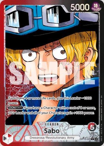 Sabo (Alternate Art) · OP13-004