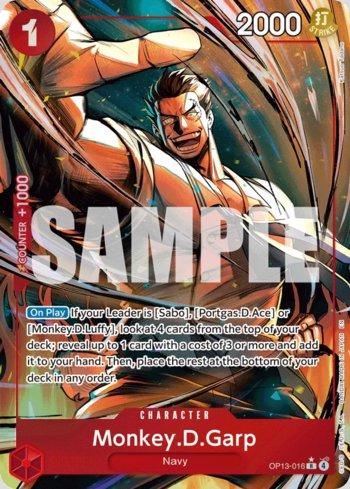 Monkey.D.Garp (Alternate Art) · OP13-016