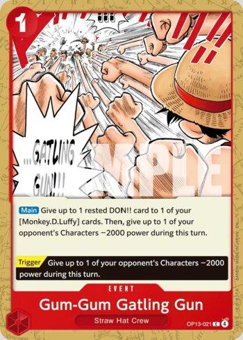 Gum-Gum Gatling Gun · OP13-021