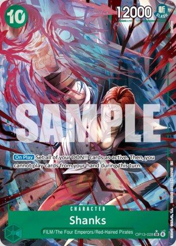 Shanks (Alternate Art) · OP13-028