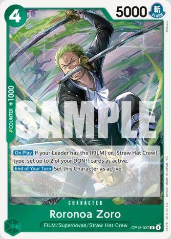 Roronoa Zoro · OP13-037