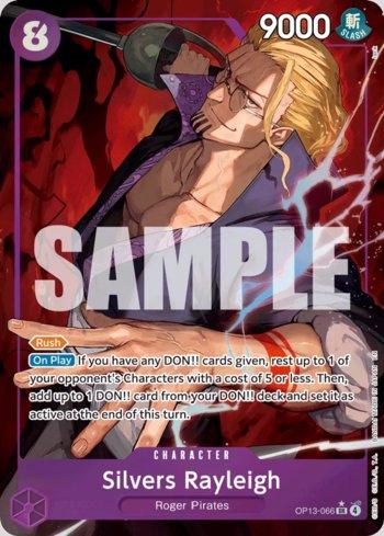 Silvers Rayleigh (Alternate Art) · OP13-066