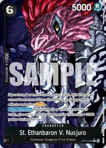 St. Ethanbaron V. Nusjuro (Alternate Art) · OP13-080