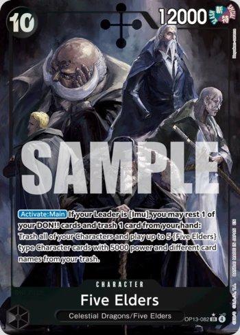 Five Elders (Alternate Art) · OP13-082