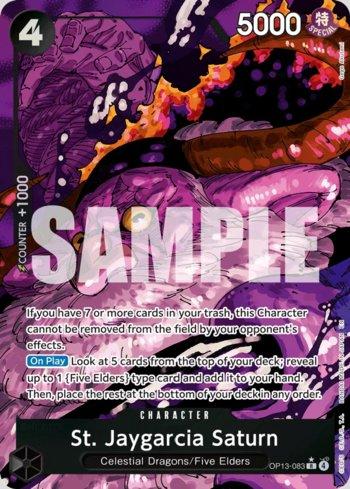 St. Jaygarcia Saturn (Alternate Art) · OP13-083